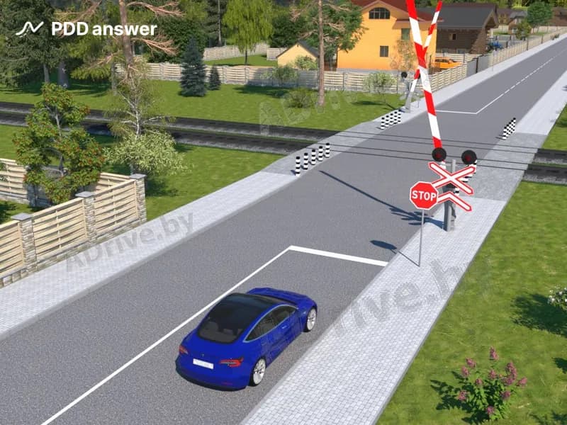 Разрешается ли не останавливаться в показанной ситуации перед «стоп-линией»?