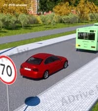 Разрешено ли водителю легкового автомобиля выполнить обгон троллейбуса в показанной ситуации?