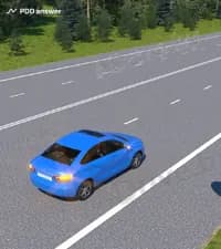 Водитель легкового автомобиля двигается к месту ремонта со скоростью 40 км/ч. Нарушит ли он Правила дорожного движения, продолжая движение вперёд на показанном участке дороги, если автомобиль не может развивать более высокую скорость?