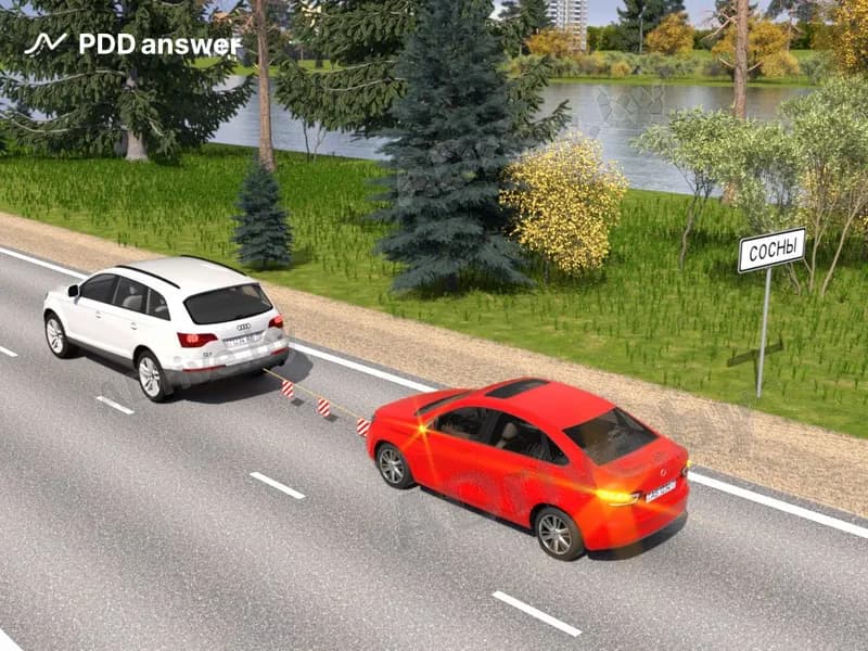 Разрешается ли повысить скорость движения с 50 км/ч до 60 км/ч при буксировке автомобиля после въезда в населённый пункт?