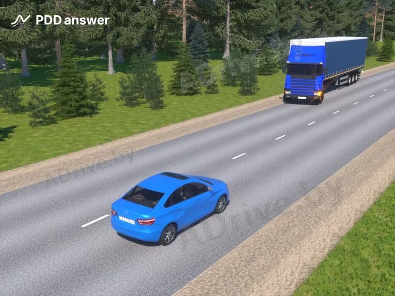 Кто в показанной обстановке обязан уступить дорогу?