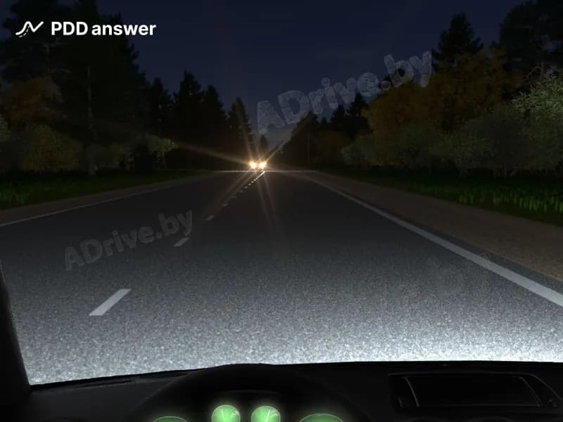 Что может означать включение аварийной световой сигнализации водителем встречного автомобиля в тёмное время суток?