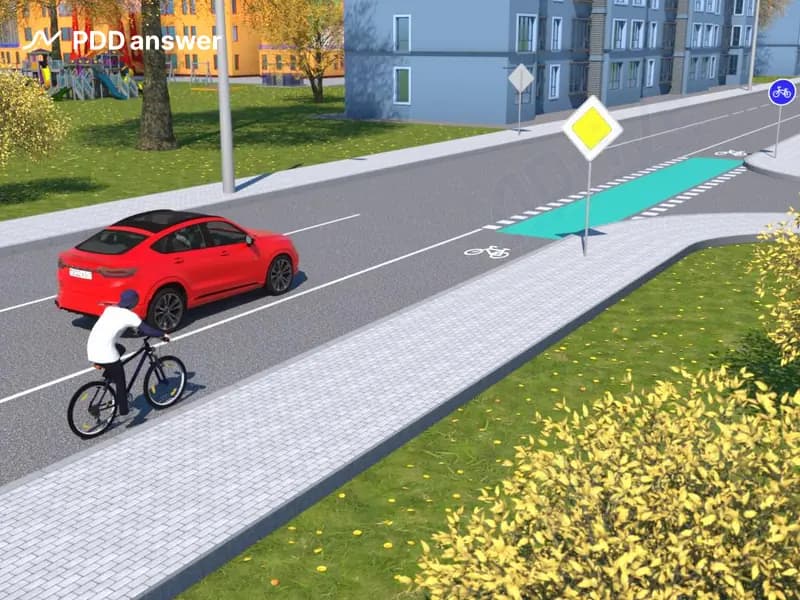 Соответствует ли термину «опережение» движение автомобиля со скоростью, превышающей скорость движения попутного велосипедиста?