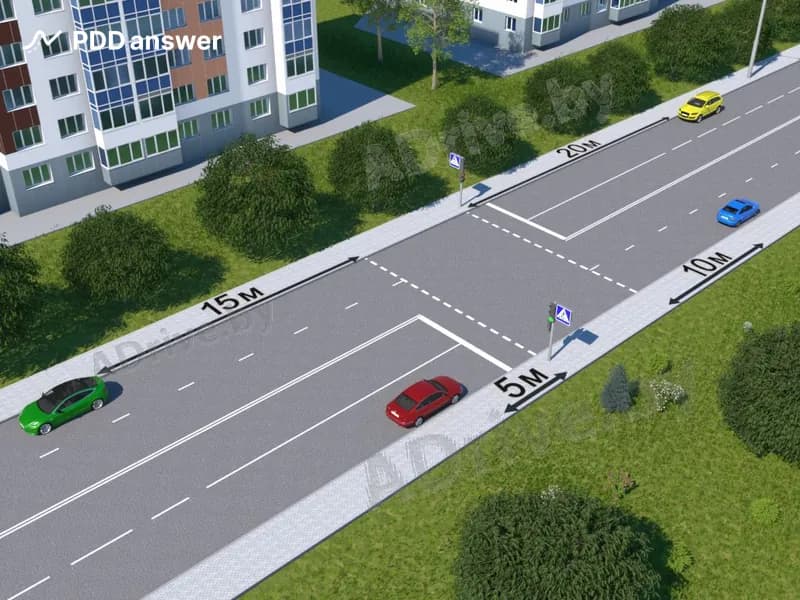 Кто из водителей в показанной обстановке не нарушил правила стоянки?