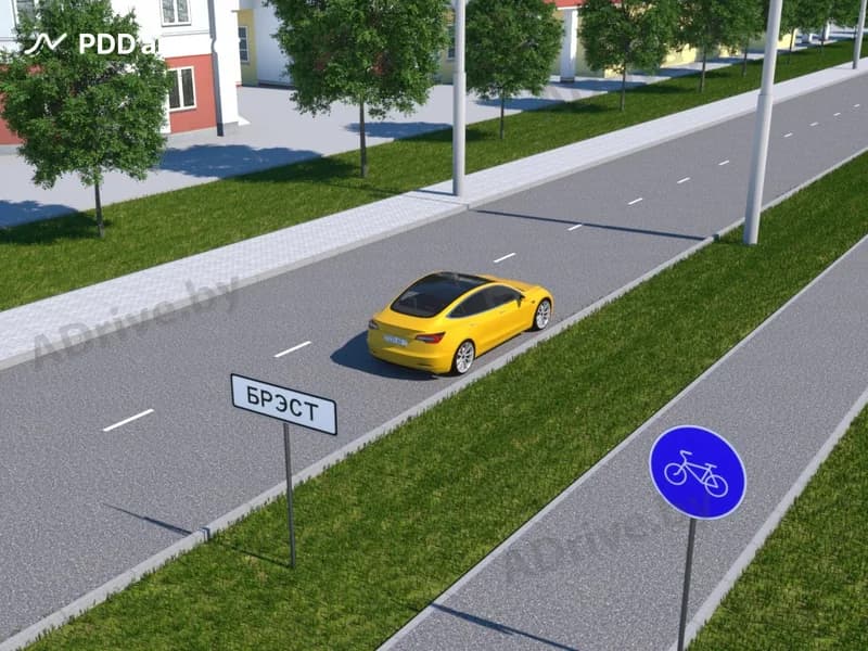 Разрешается ли водителю остановиться на показанном участке дороги?