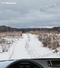 Как следует поступить, если возникла необходимость двигаться по нерасчищенной дороге по глубокому снегу?