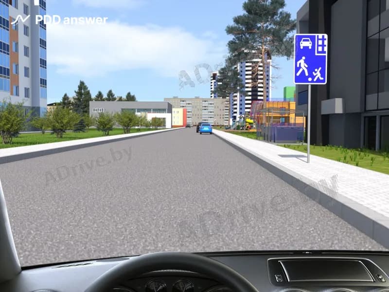 С какой максимальной скоростью Вам разрешается движение по дороге, обозначенной таким дорожным знаком?