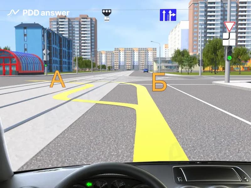 Разрешено ли Вам выполнить поворот налево в показанной ситуации?