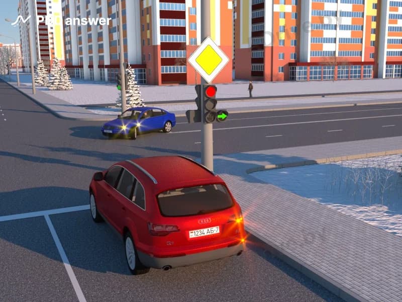 Кто в показанной ситуации обязан уступить дорогу?