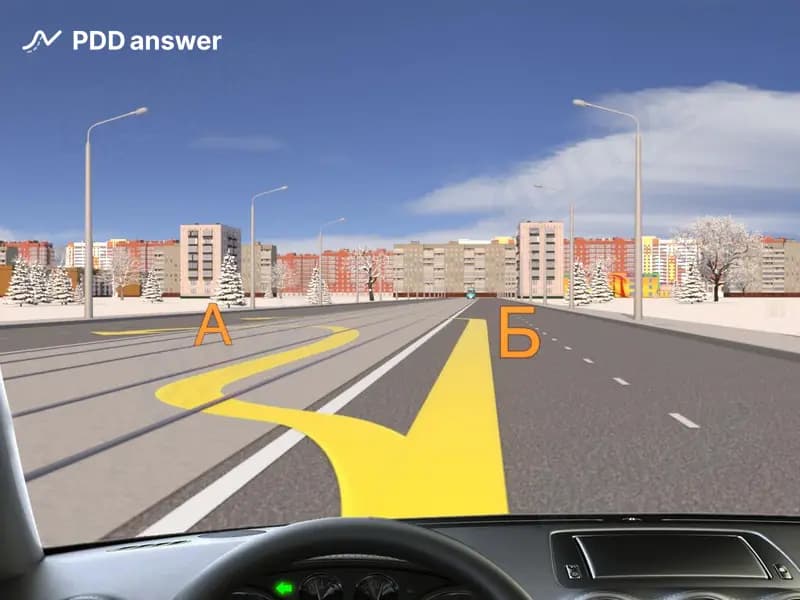 Разрешено ли Вам на показанном участке дороги выполнить разворот?