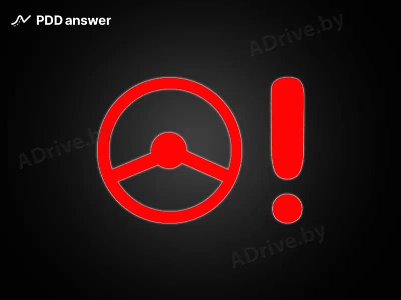 О чём сигнализирует включённый индикатор на панели управления с таким изображением?