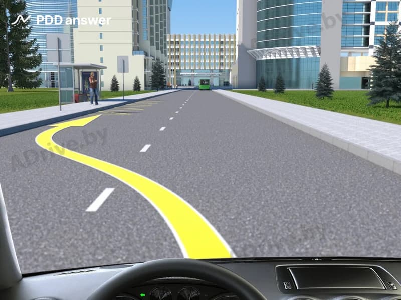 Разрешено ли Вам, управляя легковым автомобилем, совершить остановку для высадки пассажира у левого края проезжей части дороги?