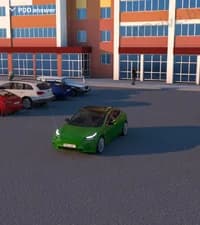 С какой максимальной скоростью разрешается движение водителю легкового автомобиля по прилегающей территории?