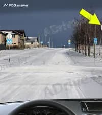 Является ли перекрёсток обозначенным, если перед ним установлен этот дорожный знак?