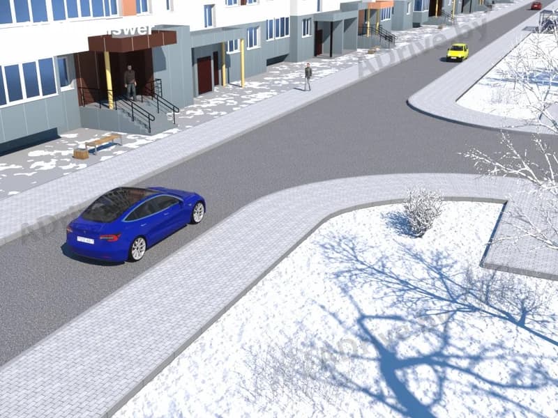 С какой максимальной скоростью разрешается двигаться водителю легкового автомобиля по дворовой территории, прилегающей к жилой застройке?