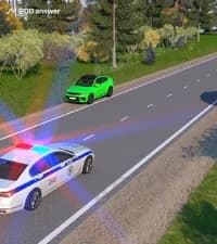 Транспортное средство оперативного назначения не сопровождает организованную транспортную колонну. В какой момент водителю, совершившему остановку на обочине при движении транспортного средства оперативного назначения с включёнными маячками синего и красного цветов, разрешается возобновить движение?