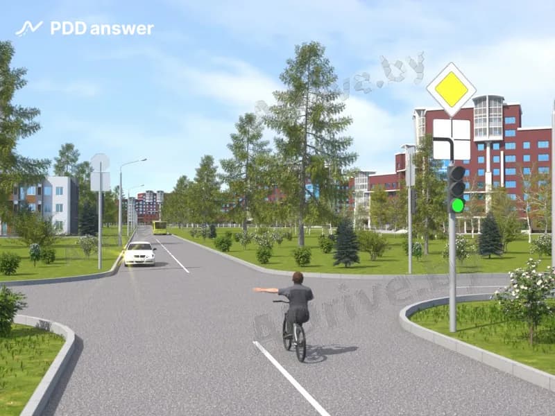 Кто в показанной ситуации должен уступить дорогу?