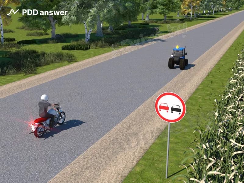 Какие действия мотоциклиста не противоречат Правилам дорожного движения?