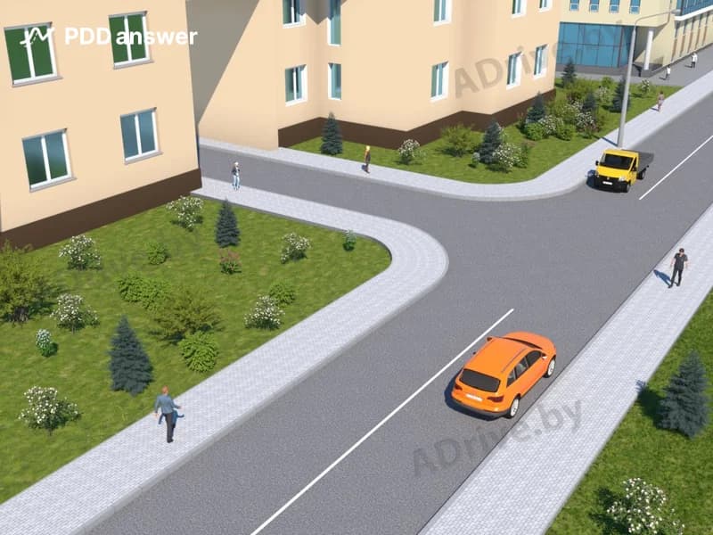 Является ли перекрёстком показанное на рисунке примыкание?