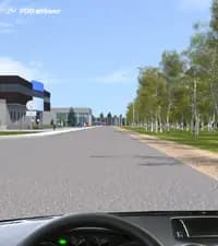Разрешено ли Вам, управляя легковым автомобилем с прицепом, повернуть налево на показанном перекрёстке?