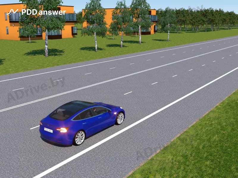 Разрешается ли водителю легкового автомобиля в показанной ситуации не съезжать на обочину при высадке пассажира, которому необходимо перейти на левую сторону дороги?