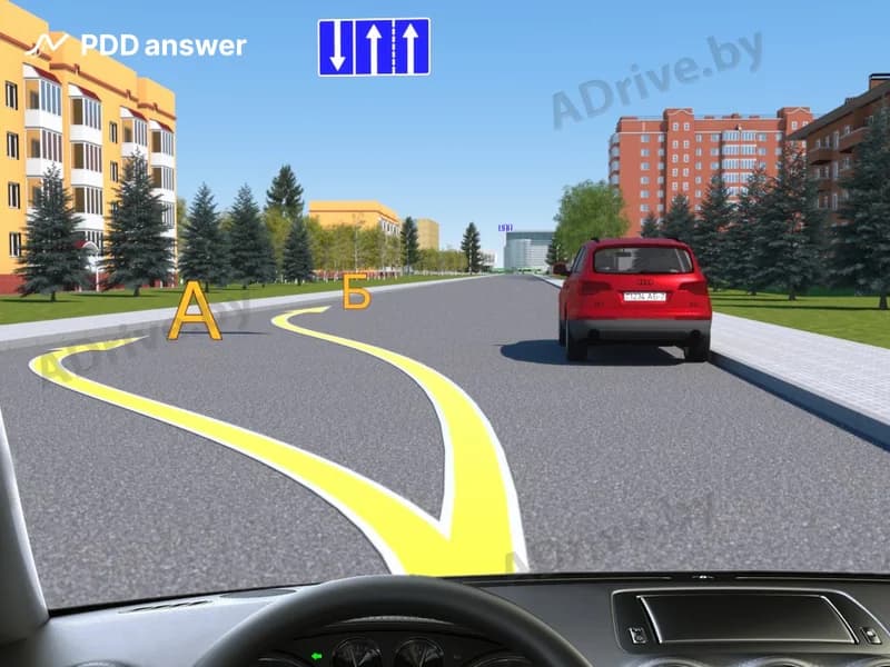 Разрешено ли Вам, управляя легковым автомобилем, совершить остановку у левого края проезжей части дороги в показанной ситуации?