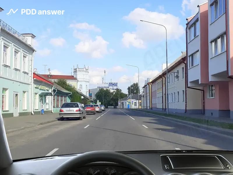 Сколько проезжих частей имеет показанная дорога?