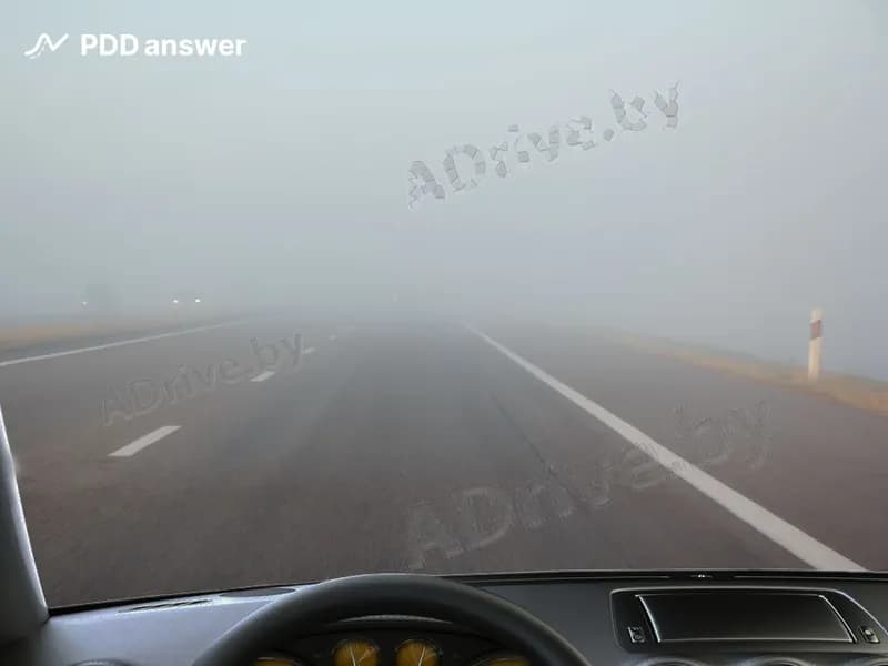 Видимость дороги в направлении движения, обусловленная погодными (метеорологическими) условиями, считается недостаточной, если составляет менее: