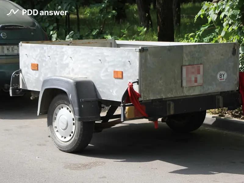 Как следует поступить водителю, если при движении с прицепом он обнаружил неисправность сцепного устройства, которую невозможно устранить на месте?