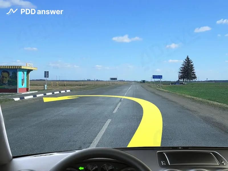 Разрешено ли Вам выполнить разворот в показанной ситуации на остановочном пункте маршрутных транспортных средств?