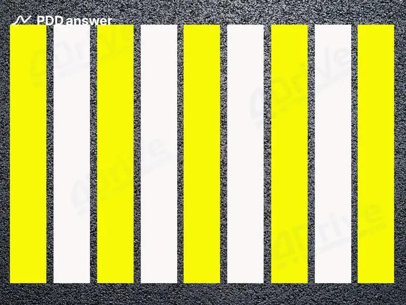 Каково назначение показанной горизонтальной дорожной разметки?