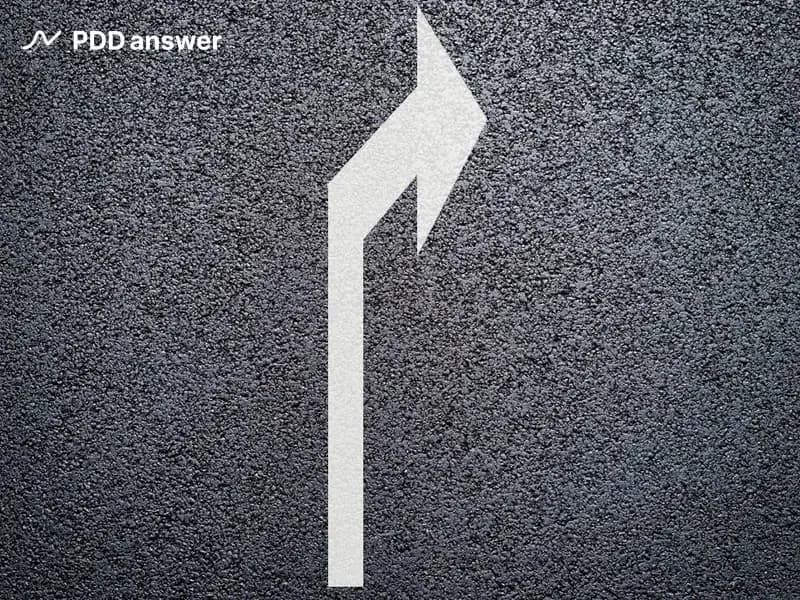 Что обозначает показанная горизонтальная дорожная разметка?