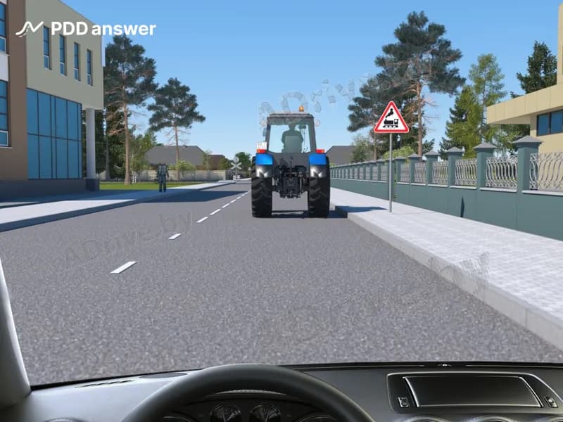 Разрешено ли Вам, управляя легковым автомобилем, выполнить обгон в показанной ситуации?