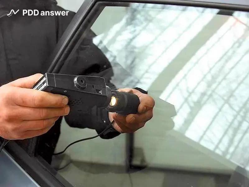 Участие в дорожном движении транспортного средства разрешается, если его передние боковые стёкла имеют степень светопропускания: