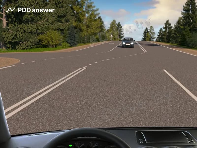 Как Вы должны поступить, поворачивая налево на подъёме дороги, обозначенном дорожным знаком «Крутой подъём»?