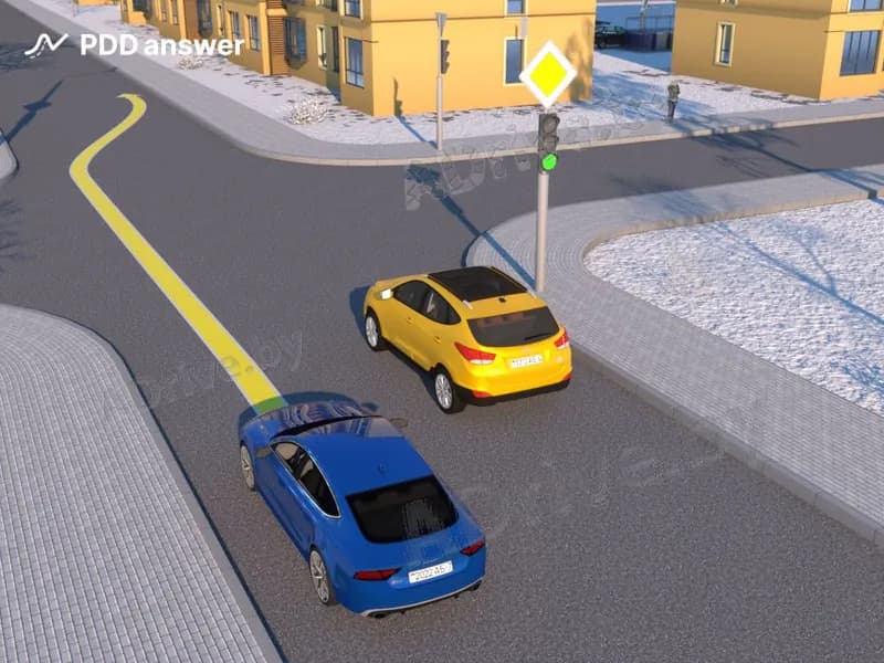 Разрешается ли выполнить обгон в показанном месте?