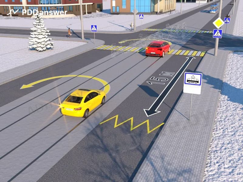 Кто из водителей в показанной ситуации выполняет разворот, не нарушая Правила дорожного движения?