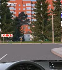 В каких направлениях из перечисленных Вам разрешено продолжить движение утром в 7 часов 30 минут в показанной ситуации?