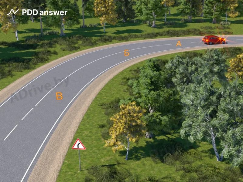 На каком расстоянии от транспортного средства при вынужденной остановке вне населённого пункта в показанной ситуации должен быть установлен знак аварийной остановки?