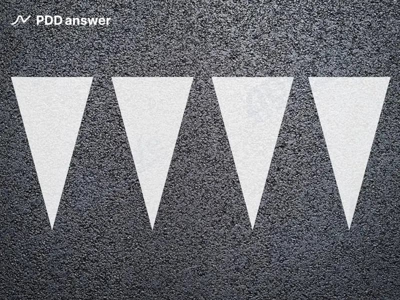 Что обозначает показанная горизонтальная дорожная разметка?