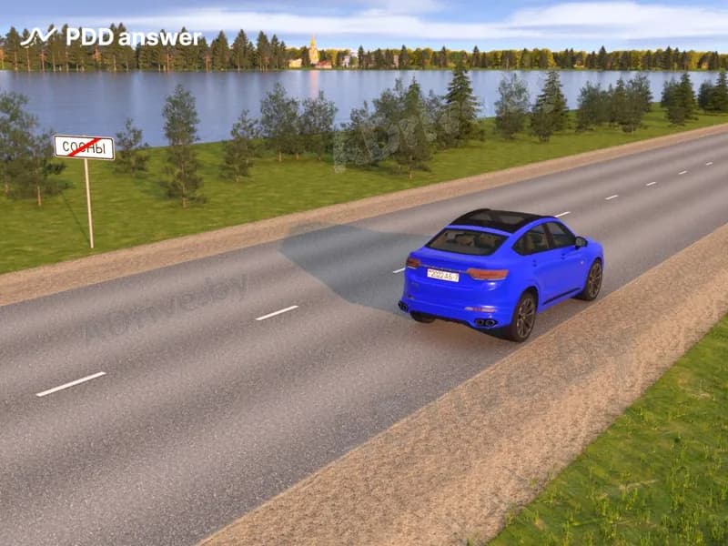 Правильно ли водитель совершил остановку в показанной ситуации?