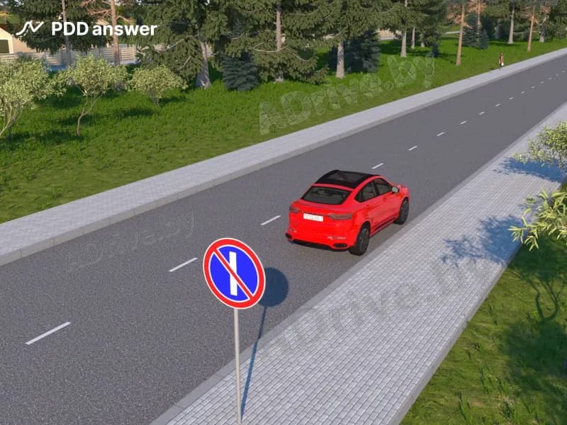 Разрешается ли поставить на стоянку автомобиль в показанной ситуации 22 мая в 17 часов 30 минут в населённом пункте?