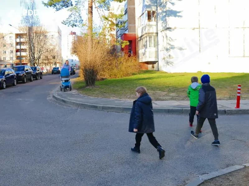 Где разрешено двигаться пешеходам в жилой зоне?