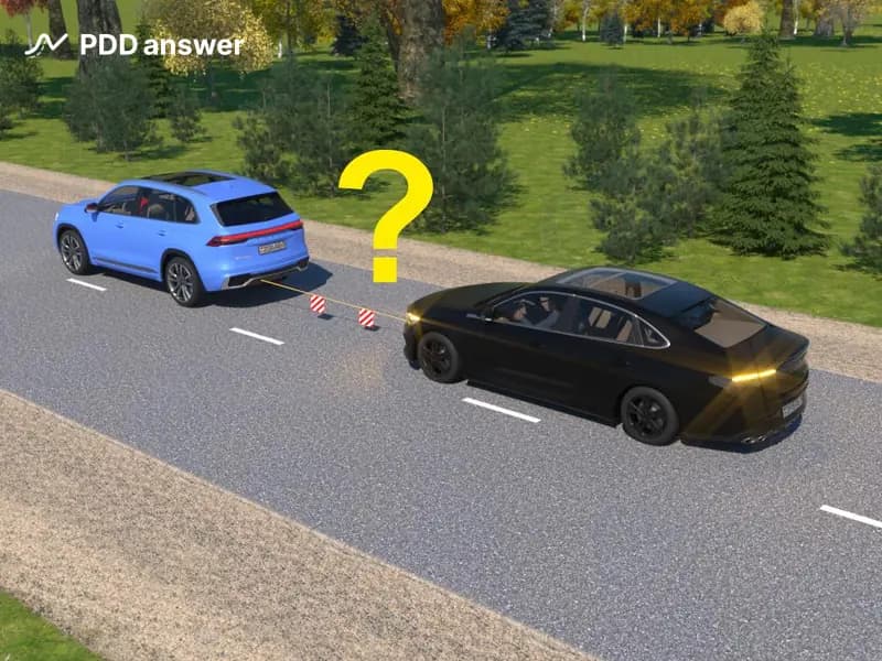 Укажите правильные размеры предупредительного устройства для обозначения гибких связующих звеньев при буксировке механических транспортных средств: