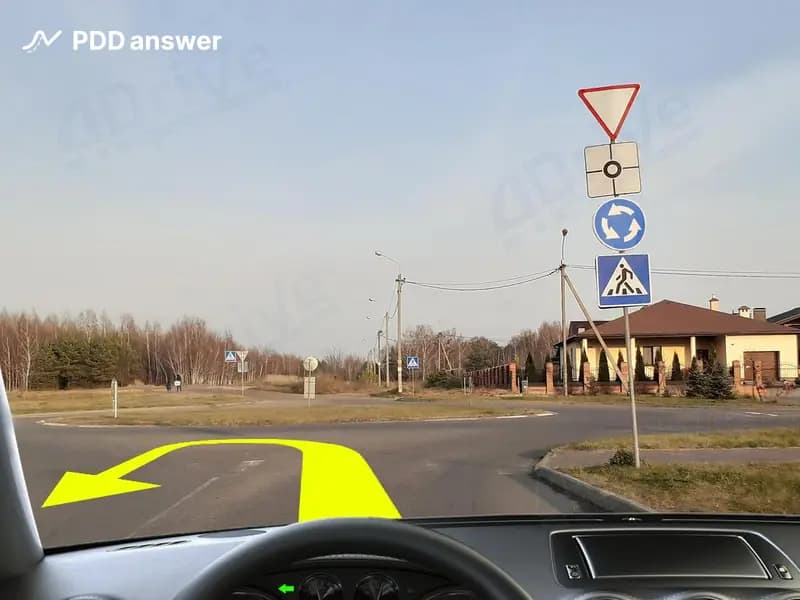 Разрешён ли Вам разворот в указанном месте?