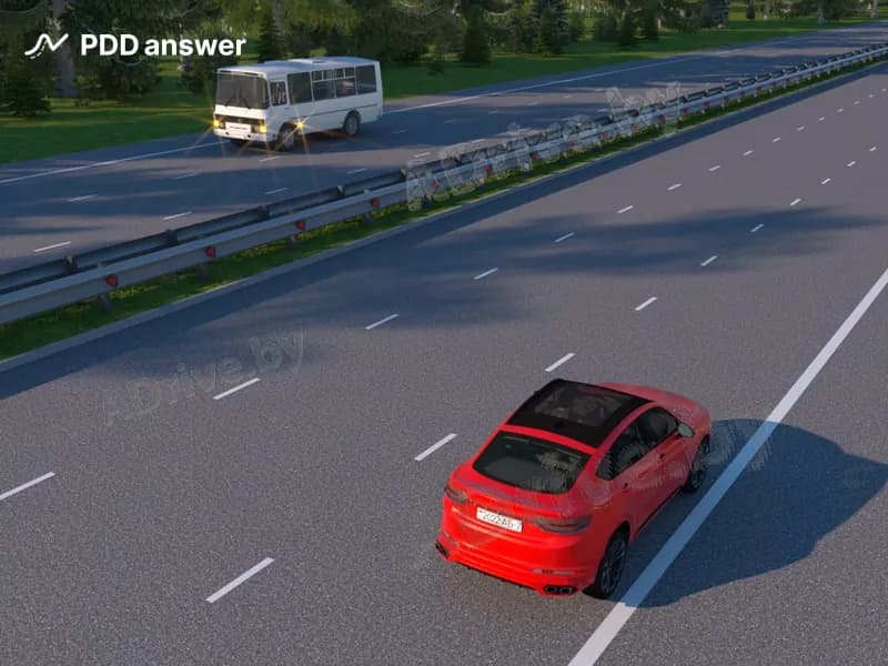 Нарушают ли Правила дорожного движения водители, двигаясь по автомагистрали со скоростью менее 40 км/ч (автобус не может развивать скорость более 40 км/ч)?