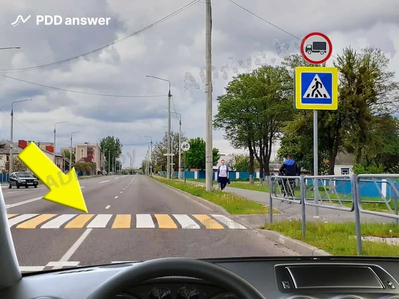 Какое назначение имеет показанная горизонтальная дорожная разметка?