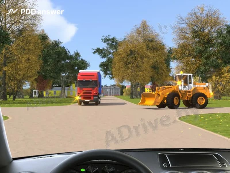 При повороте налево Вы в показанной ситуации: