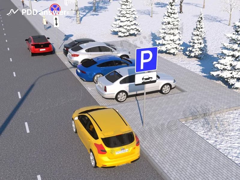 Кто из водителей в показанной ситуации остановился в соответствии с Правилами дорожного движения?