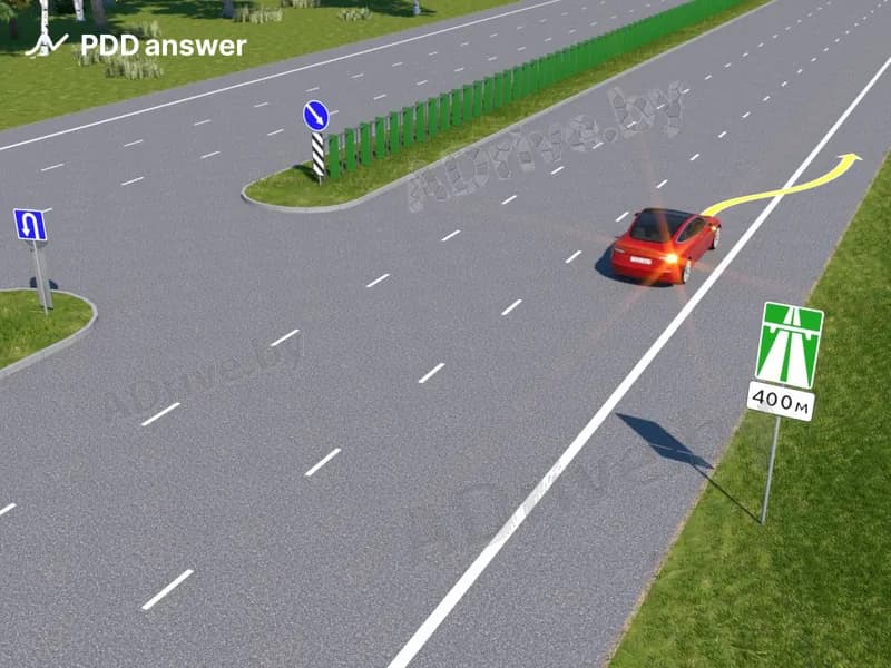 Разрешено ли водителю легкового автомобиля в показанной ситуации совершить остановку на обочине?